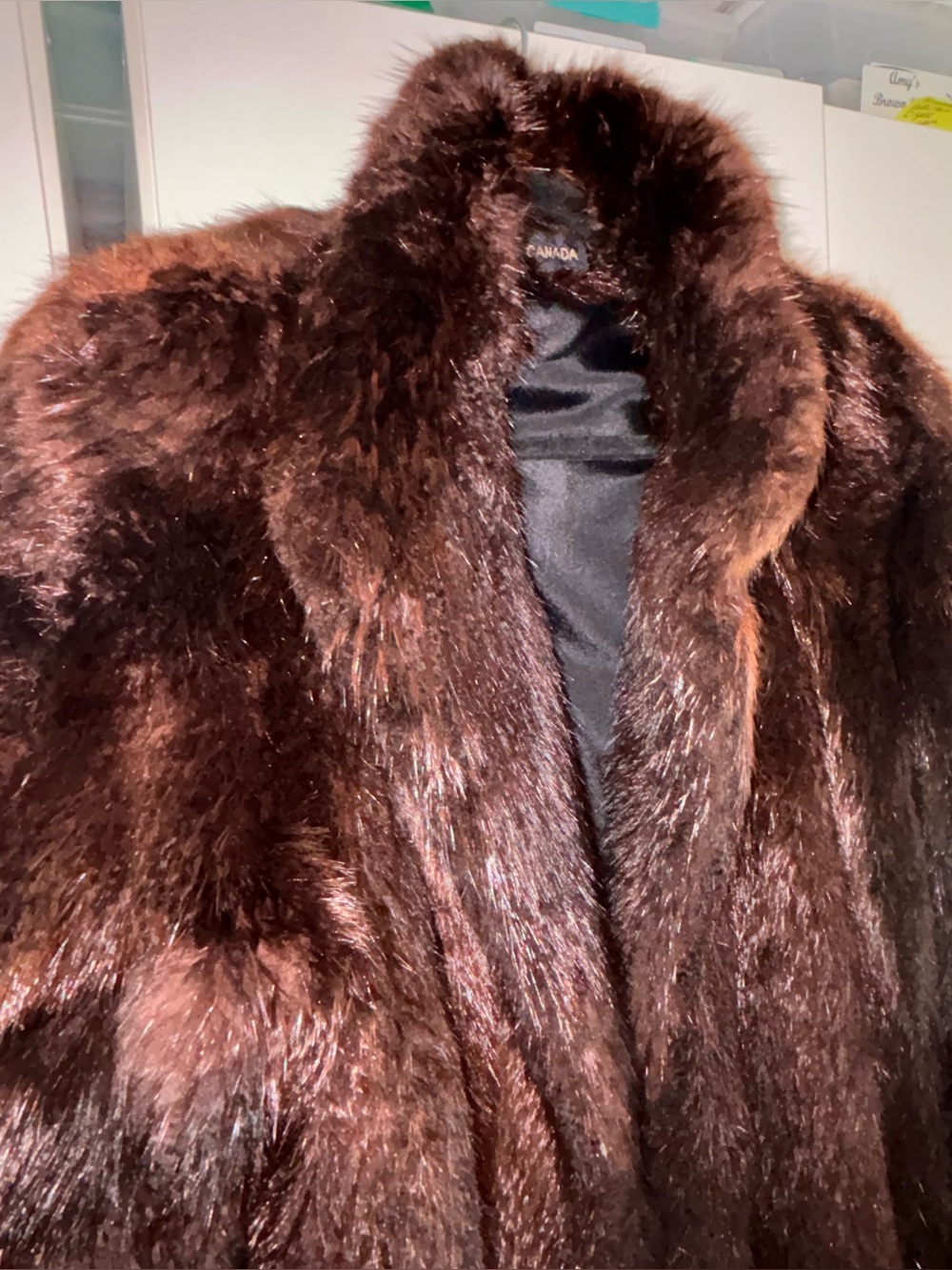 Vintage Raccoon Fur Coat From Macy’s Fur Salon Size Medium. All Offers Consider - Picture 2 of 8